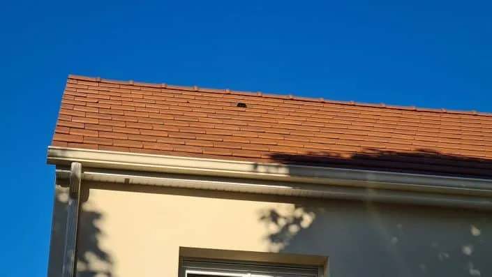 ondulation anormale de la couverture