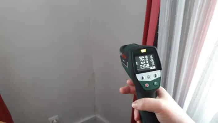 expert humidité, diagnostic humidité, hygromètre, traitement murs humides, moisissures