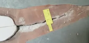 JAUGES SURVEILLANCE EVOLUTION FISSURES IMMEUBLE