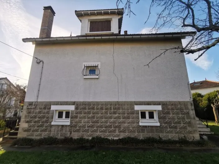 Expertise fissure verticale traversante structurelle affaissement sécheresse maison Manche 50 Cherbourg
