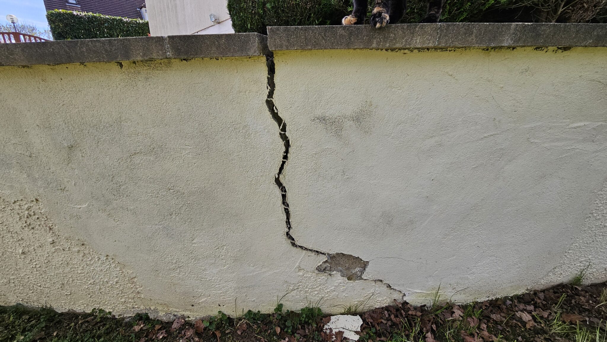 Expertise fissure Bordeaux mur de soutènement maison risque effondrement Gironde 33